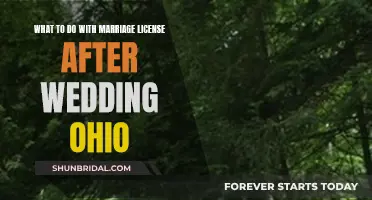 Marriage License: Post-Wedding Steps for Ohio Couples