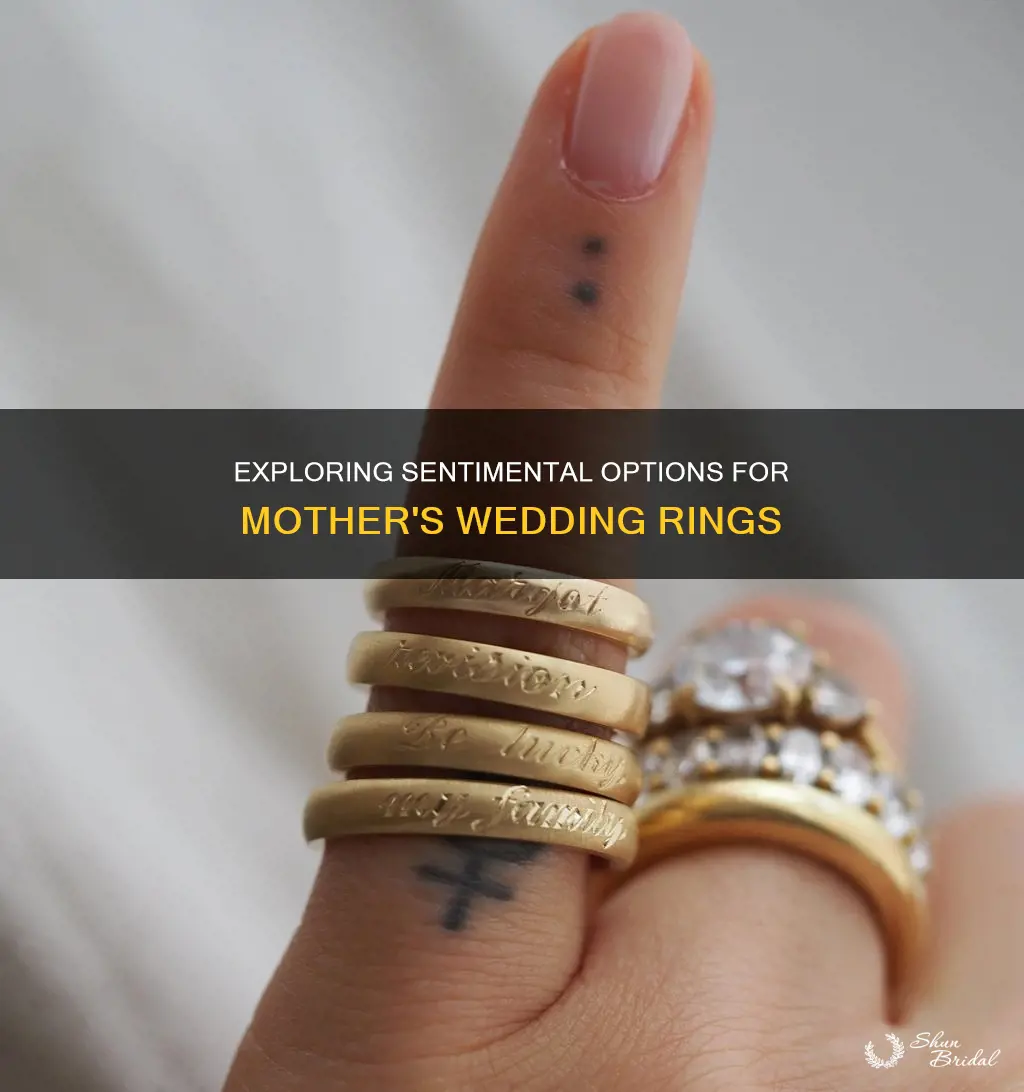what to do with mothers wedding rings