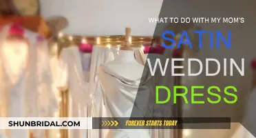 Revamping Mom's Satin Wedding Dress