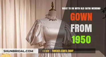 Reviving Vintage Elegance: Creative Ways to Repurpose a 1950s Satin Wedding Gown