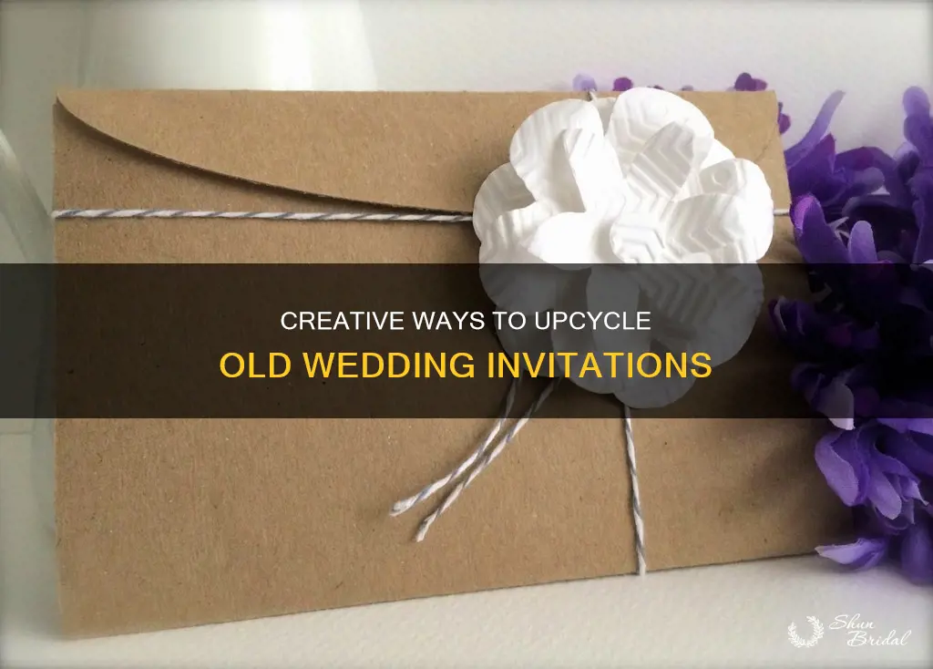 what to do with old wedding invitations