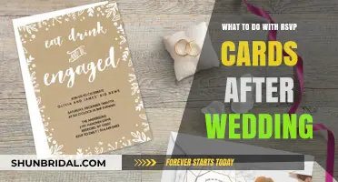 Creative Ways to Preserve and Repurpose Wedding RSVP Cards