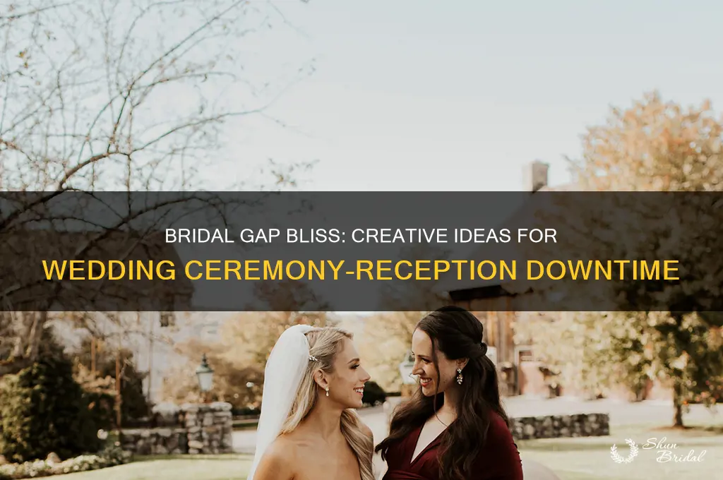 what to do with time between wedding ceremony and reception