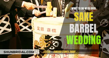 Creative Ways to Reuse Sake Barrels for Your Wedding