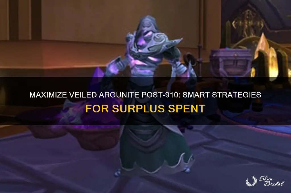 what to do with veiled argunite after 910