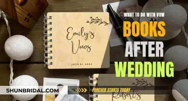 Creative Ways to Display Your Vow Books Post-Wedding