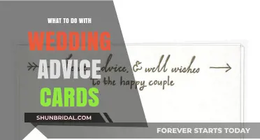 Creative Ways to Preserve and Display Your Wedding Advice Cards