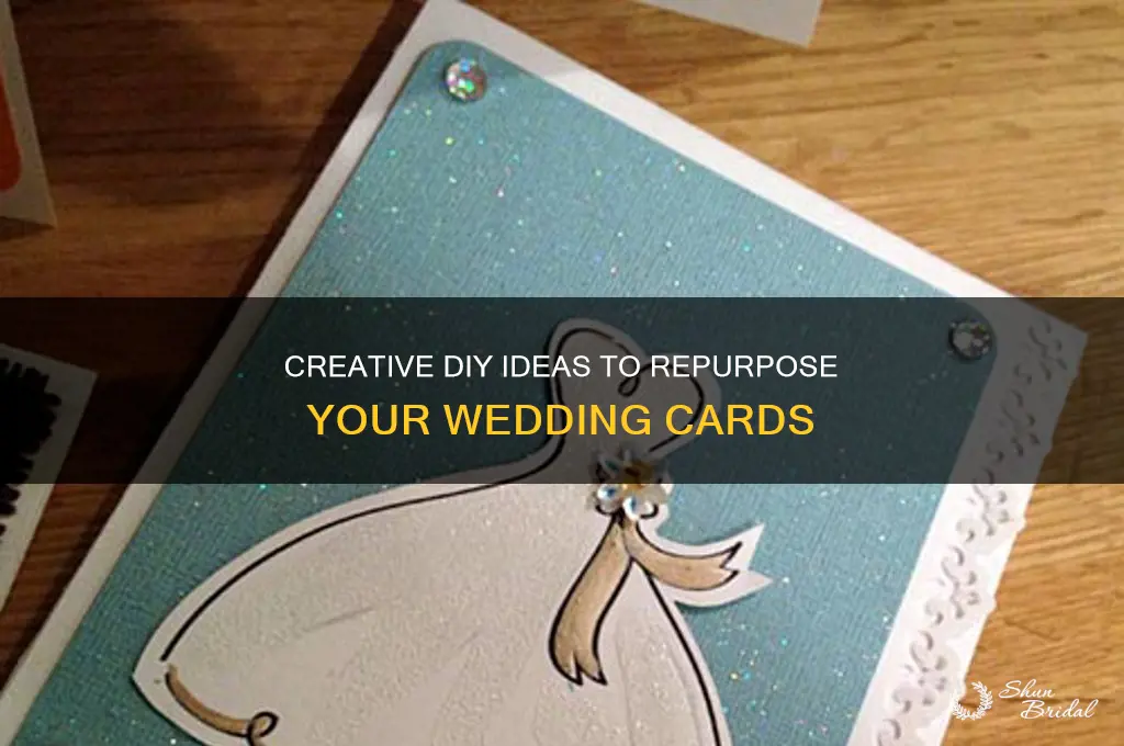what to do with wedding cards diy
