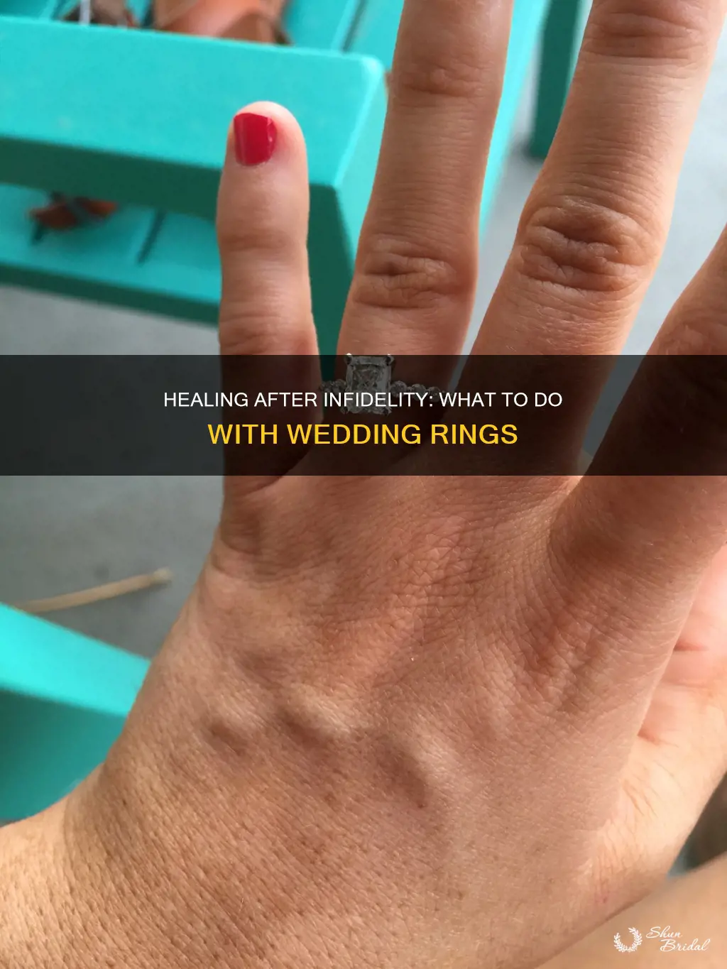 what to do with wedding rings after infidelity