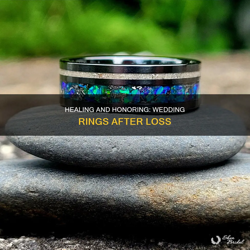 what to do with wedding rings after spouse passes