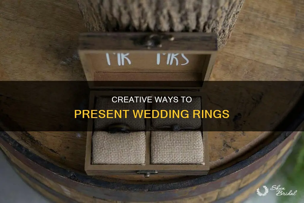 what to do with wedding rings without ring bearer