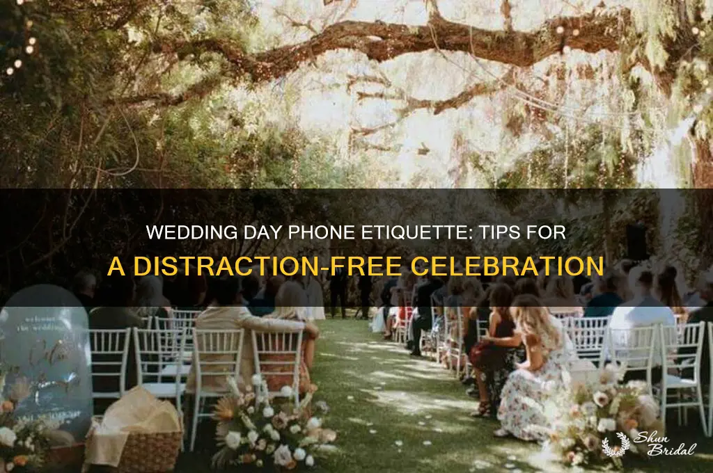 what to do with your phone on your wedding day