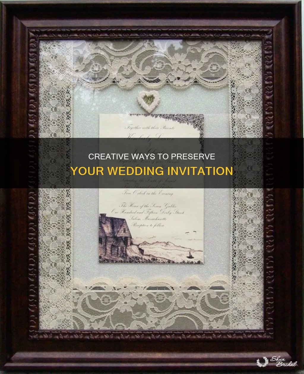 what to do with your wedding invitation after the wedding