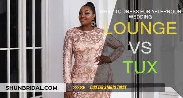Lounge or Tux: Dressing for an Afternoon Wedding