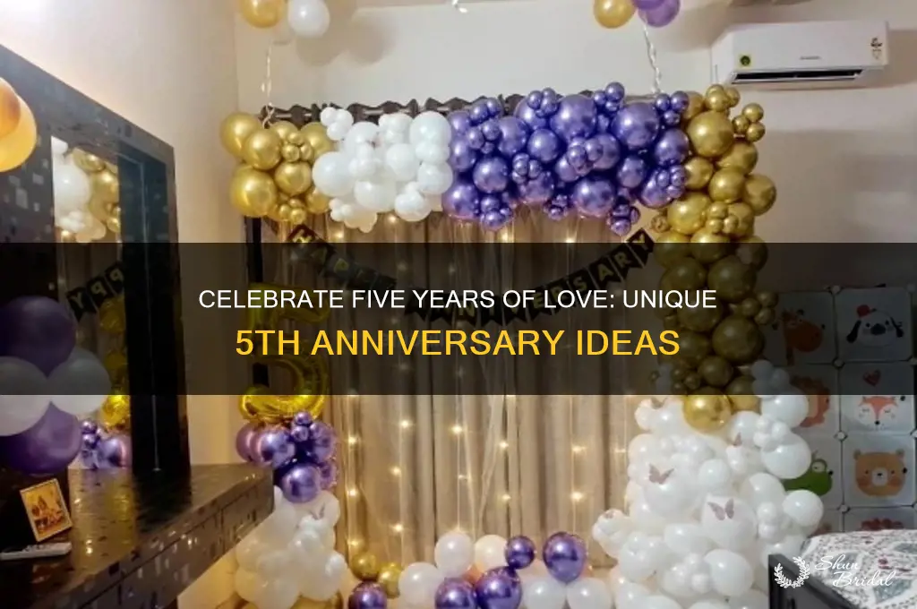 what to due for 5th wedding anniversary