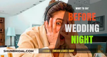 Pre-Wedding Night Nutrition: Foods to Fuel Your Special Evening