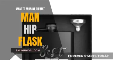 Best Man Hip Flask: Engraving Ideas for a Personal Touch