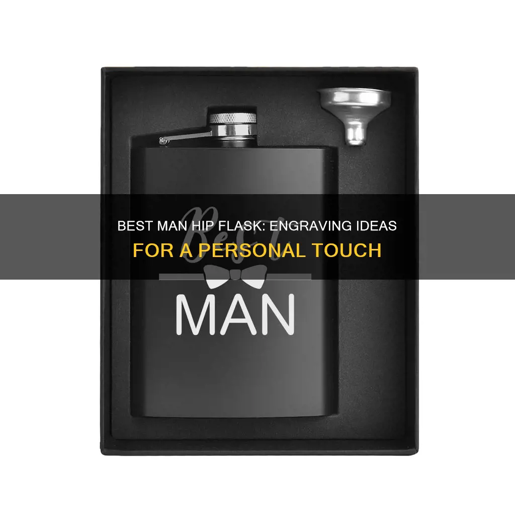 what to engrave on best man hip flask