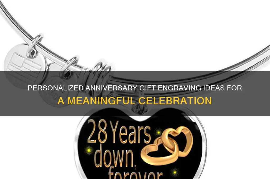 what to engrave on wedding anniversary gift