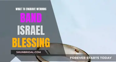 Israel Blessing: Wedding Band Engraving Ideas