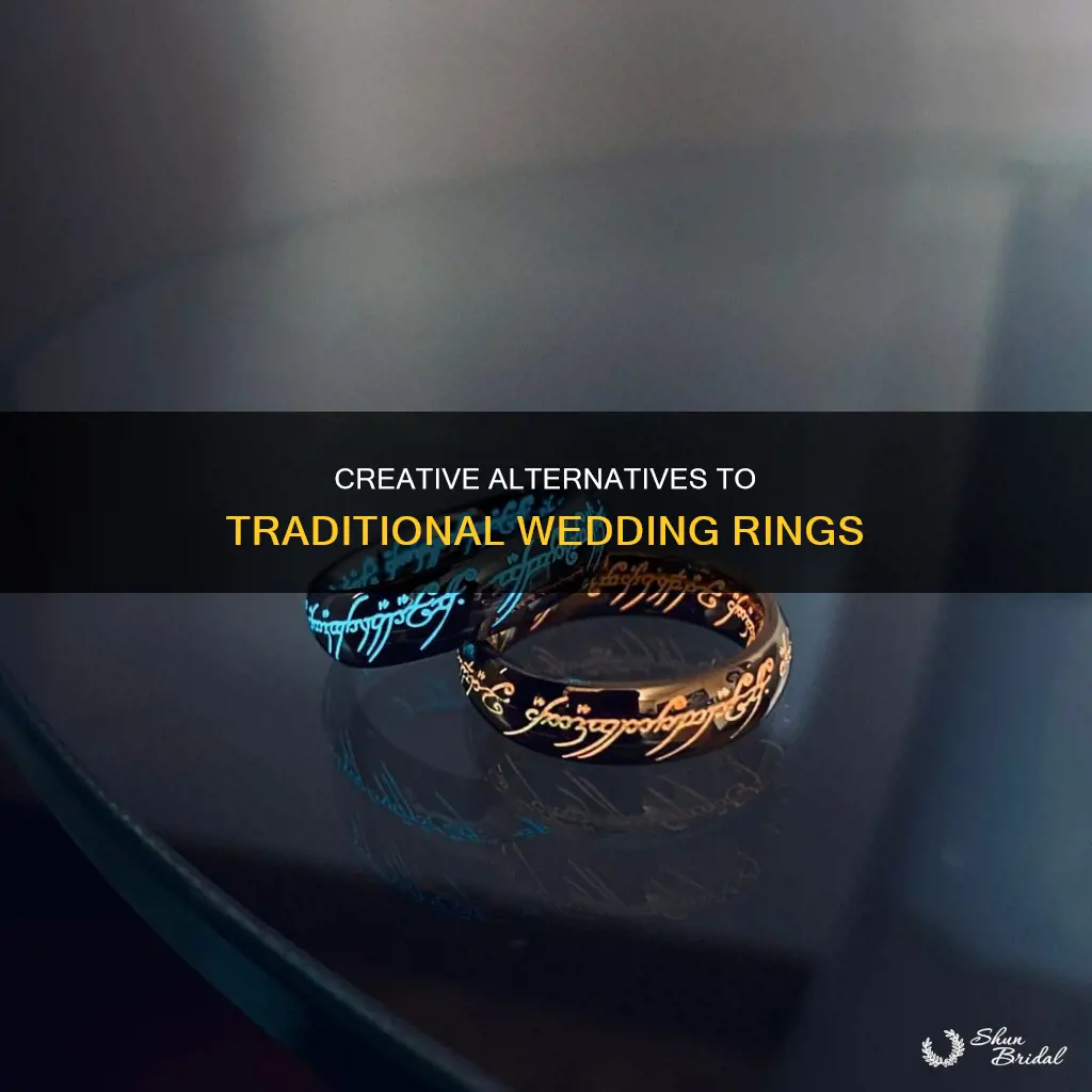 what to exchange instead of wedding rings