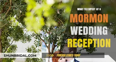 A Guide to Mormon Wedding Reception Customs