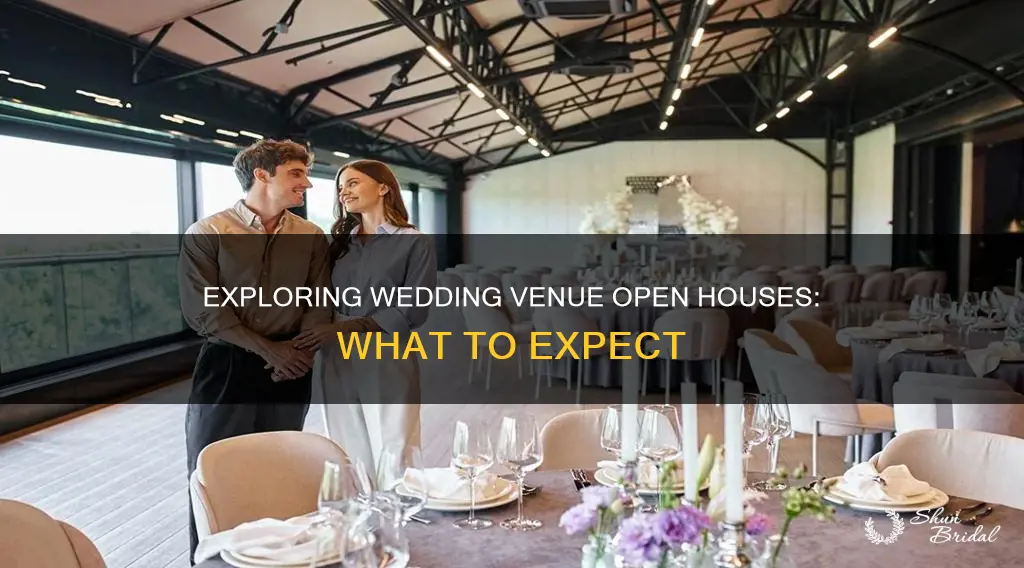 what to expect at a wedding venue open house