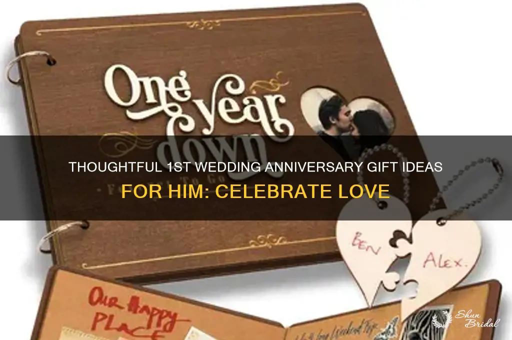 what to get a guy for 1 year wedding anniversary