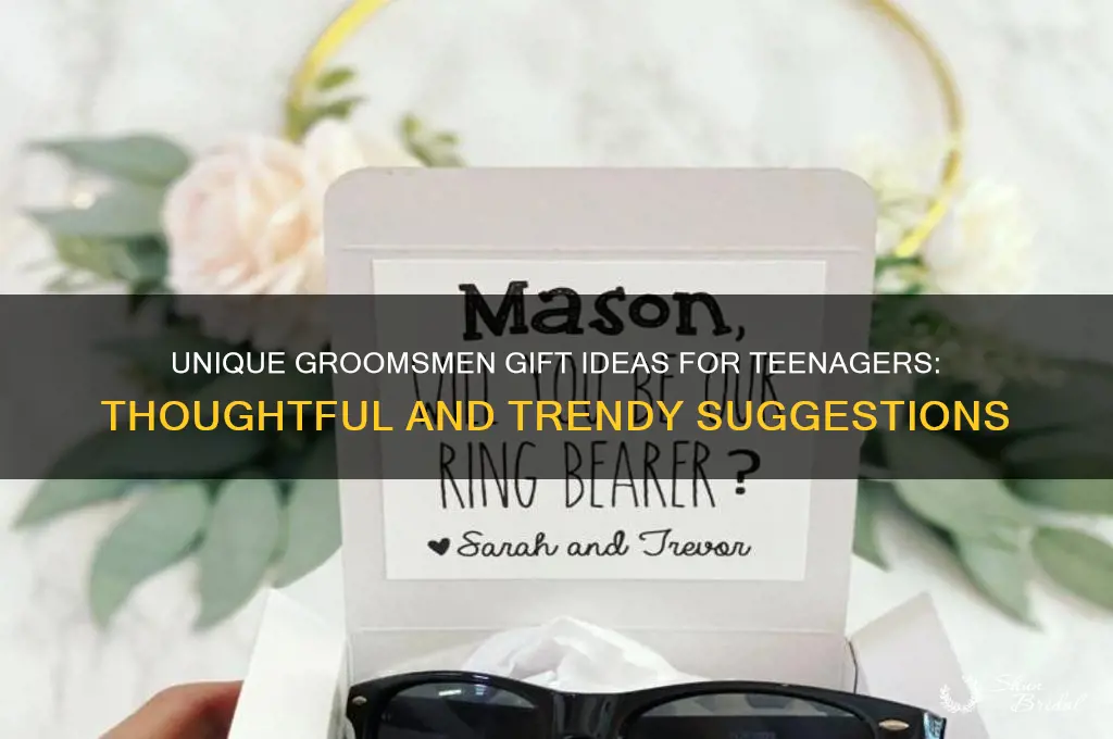 what to get a teenage groomsmen