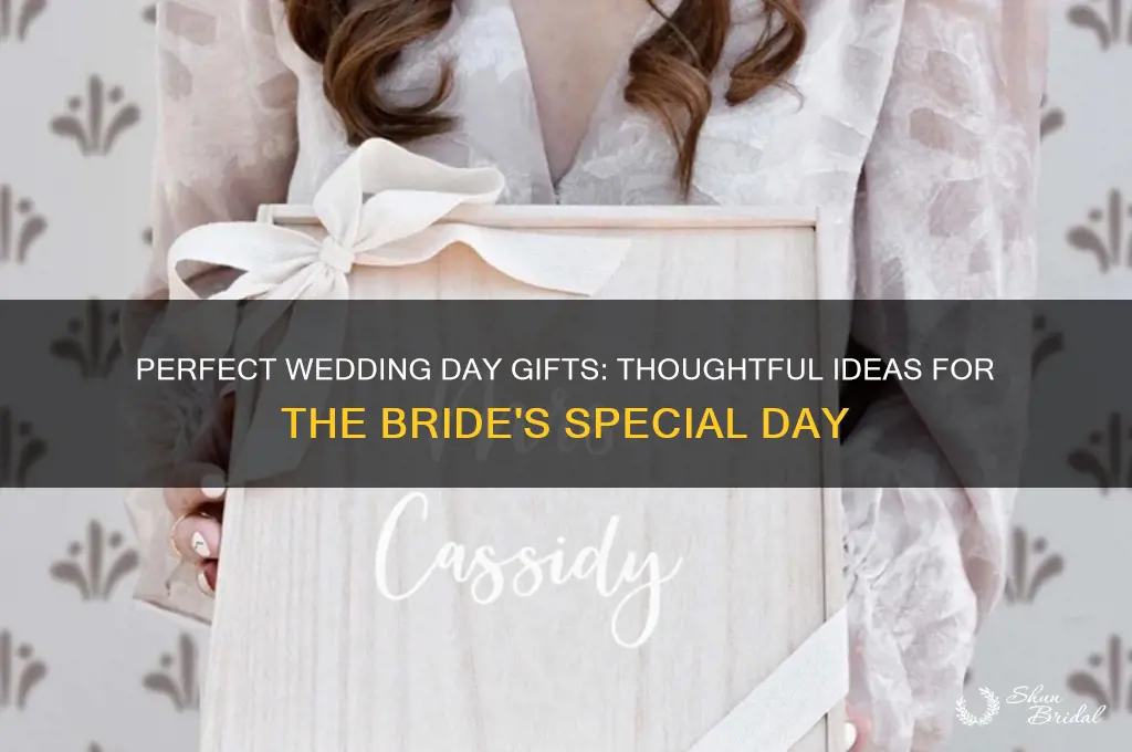 what to get bride for wedding day