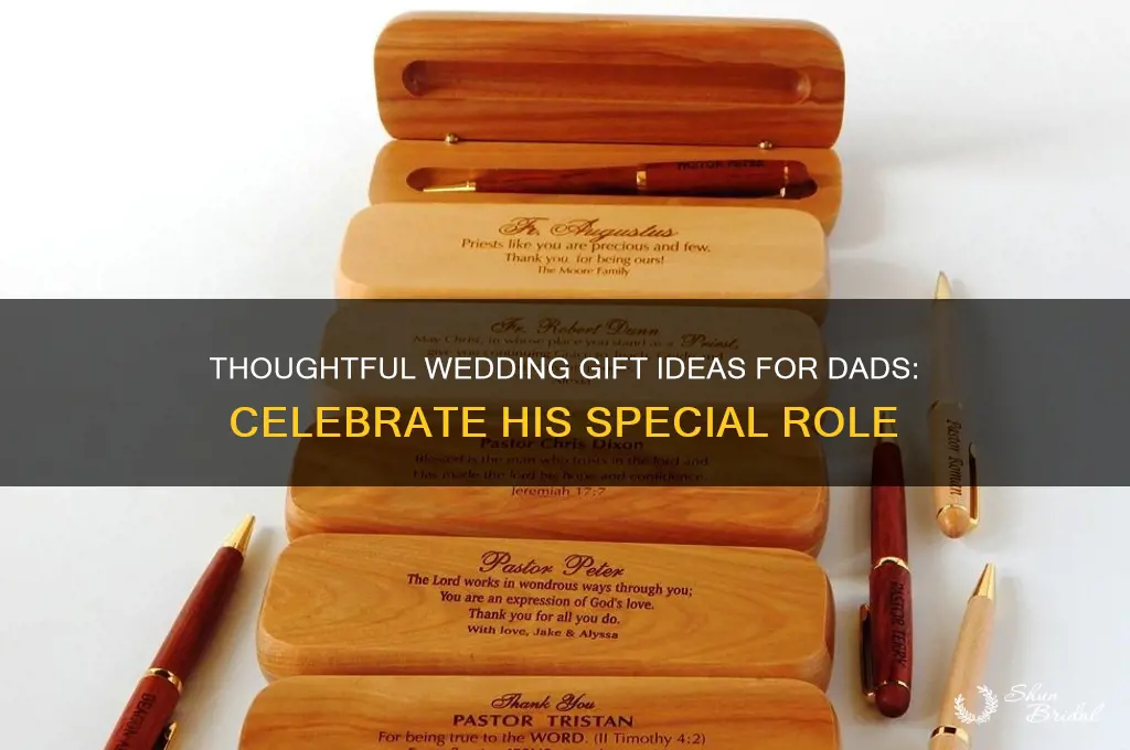 what to get dads for wedding gift