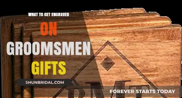 Personalized Groomsmen Gift Engraving Ideas: Thoughtful and Unique Suggestions