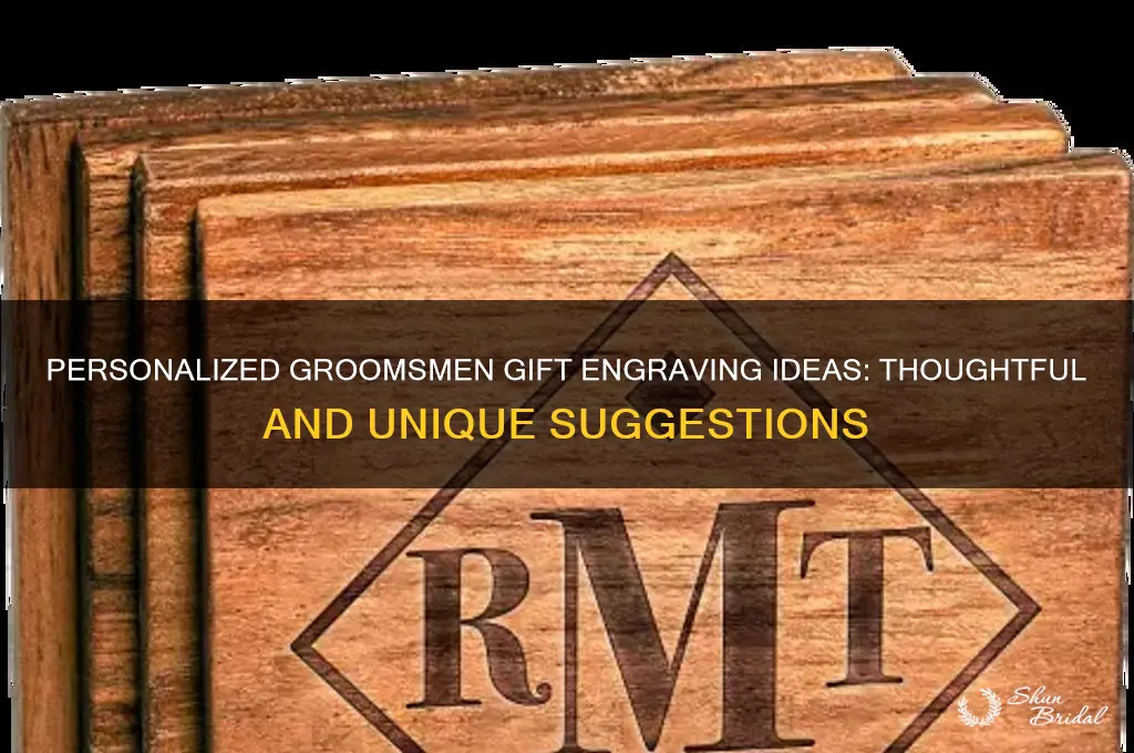 what to get engraved on groomsmen gifts