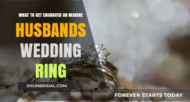 Everlasting Marine Wedding Ring Engraving Ideas