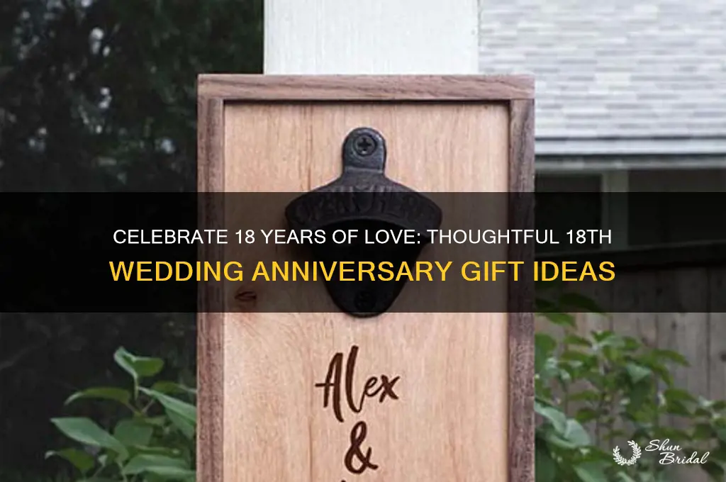 what to get for 18th wedding anniversary
