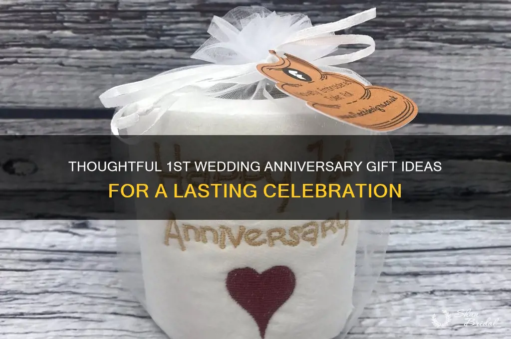 what to get for 1st wedding anniversary