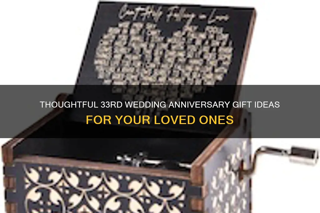 what to get for 33rd wedding anniversary