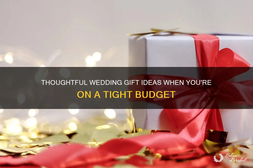what to get for a wedding gift when no money