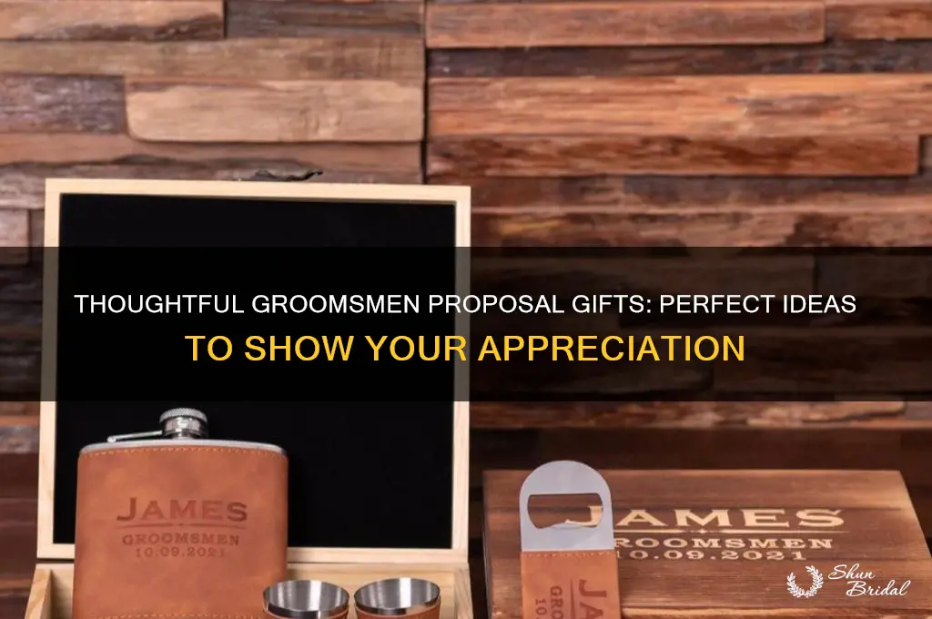 what to get groomsmen when asking