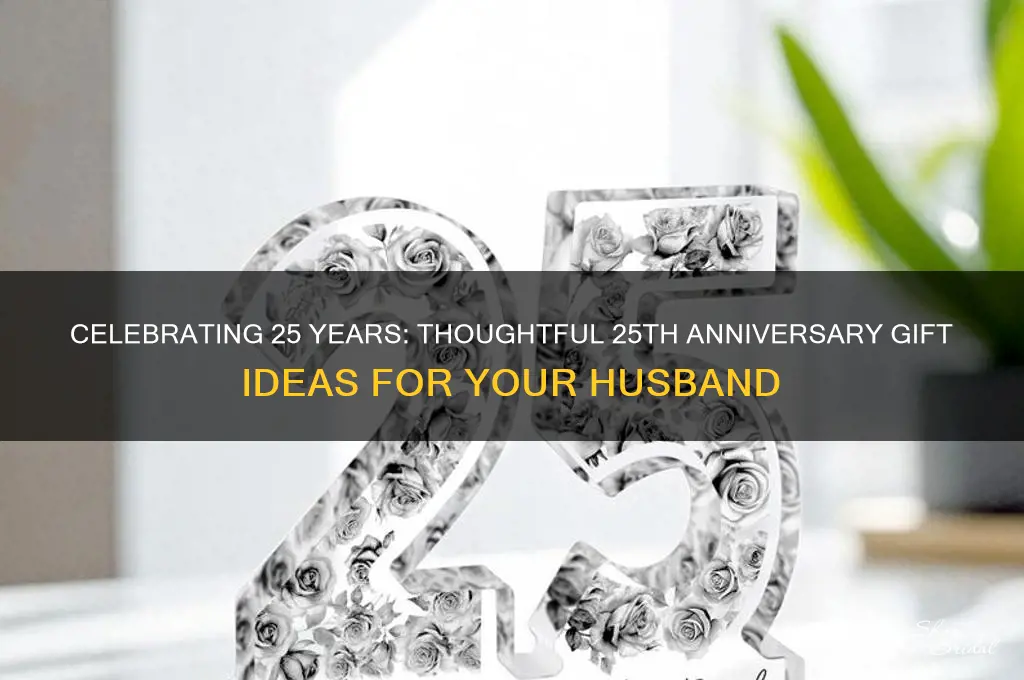 what to get husband for 25th wedding anniversary
