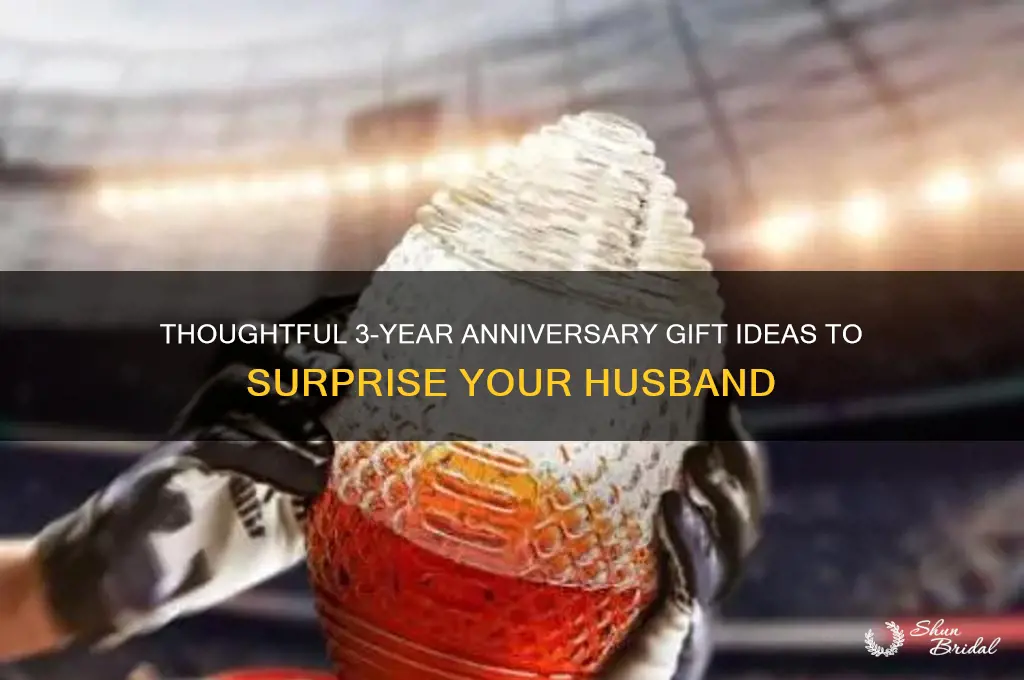what to get husband for 3 year wedding anniversary