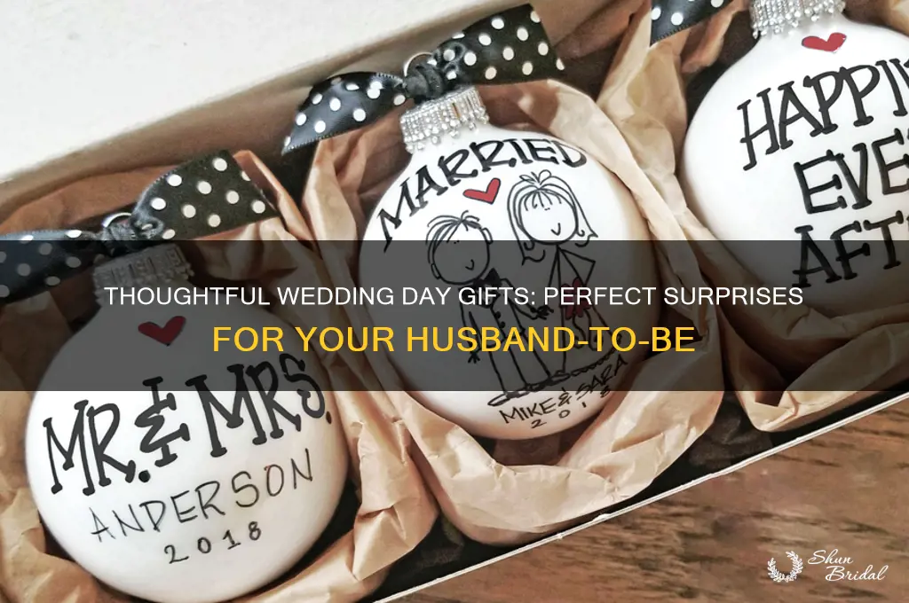 what to get husband on wedding day