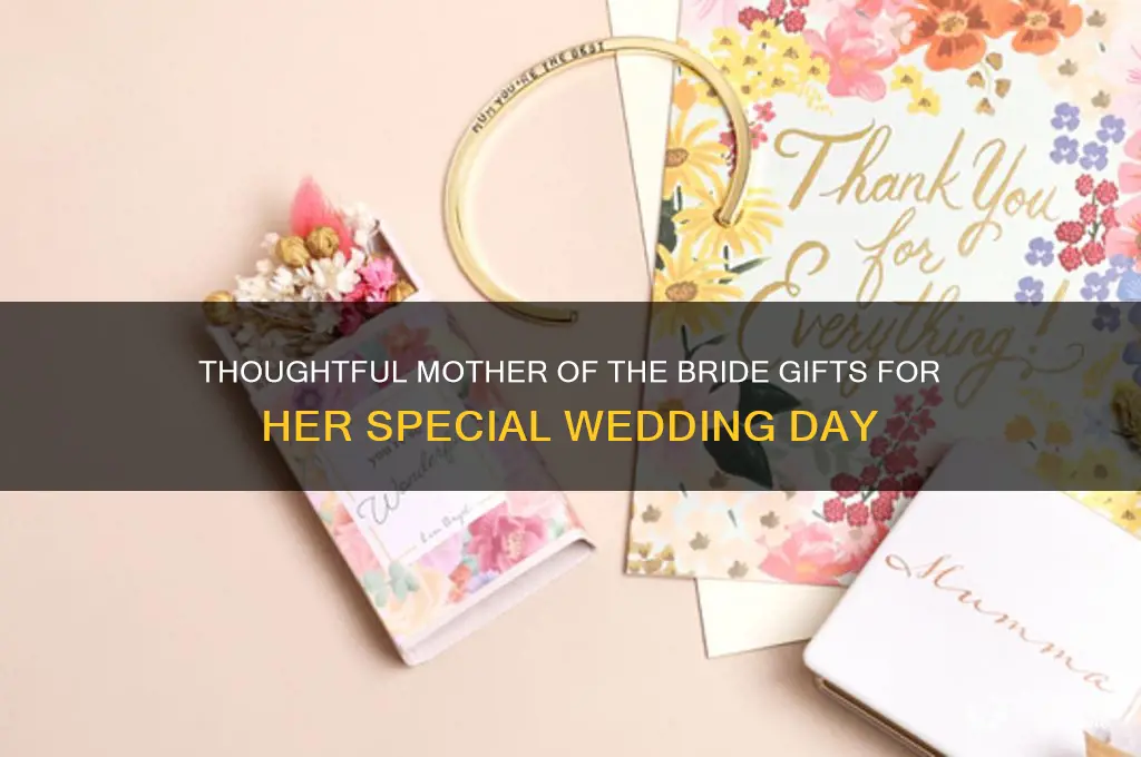 what to get mother of the bride on wedding day