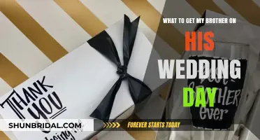 Thoughtful Wedding Day Gifts: Perfect Ideas for Your Brother's Big Day