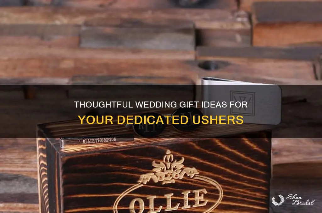 what to get ushers for wedding gift
