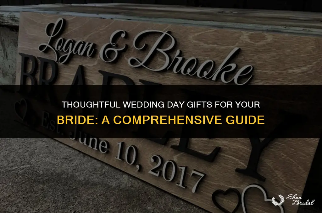 what to get your bride on wedding day