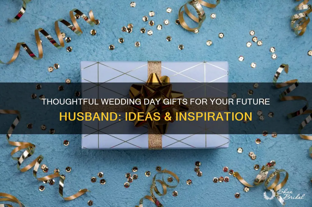what to get your future husband on your wedding day
