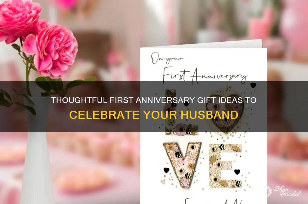 what to get your husband for first wedding anniversary