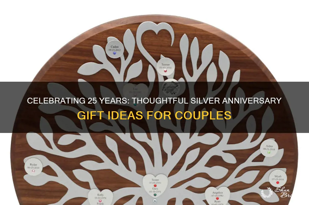 what to gift for 25th wedding anniversary