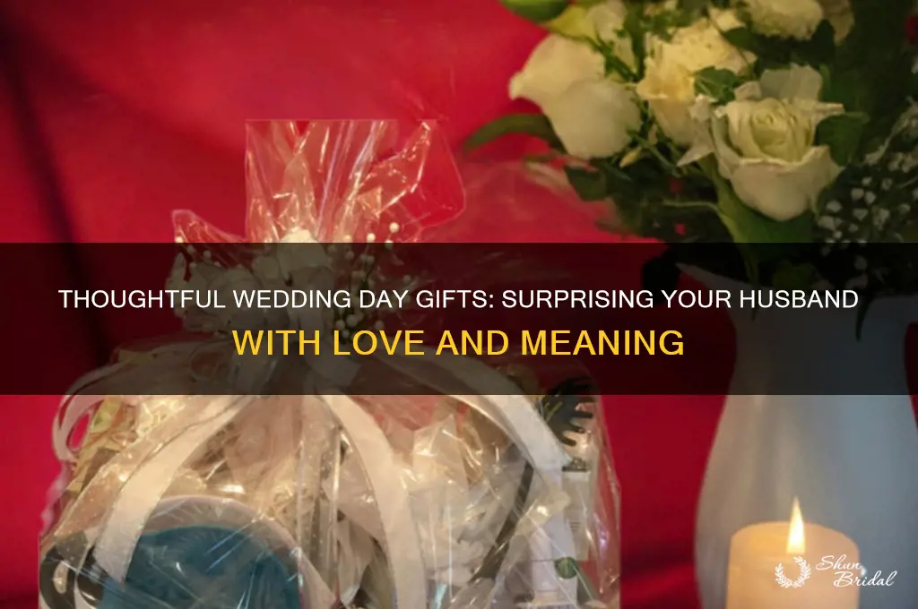 what to gift husband on wedding day